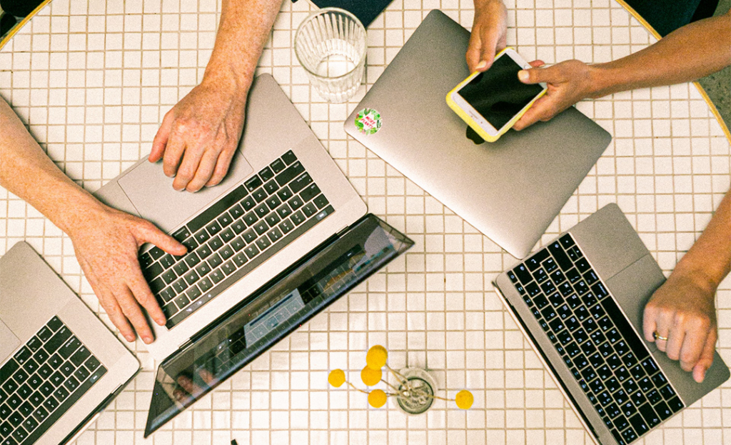 flat lay of gadgets